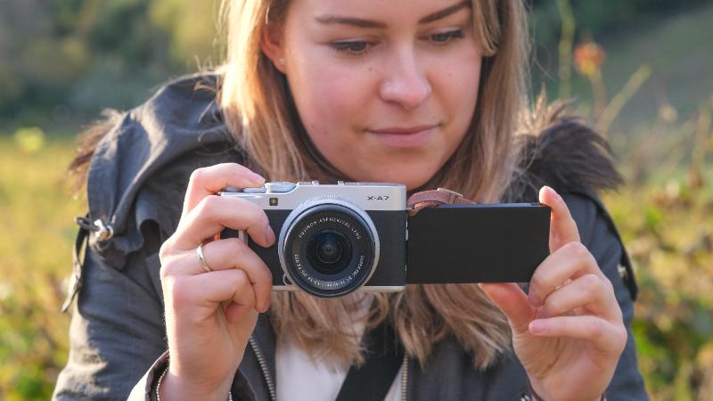 Máy ảnh Fujifilm X-A7 (Silver, Body Only) | Chính hãng Máy ảnh Fujifilm X-A7 (Silver, Body Only) | Chính hãng
