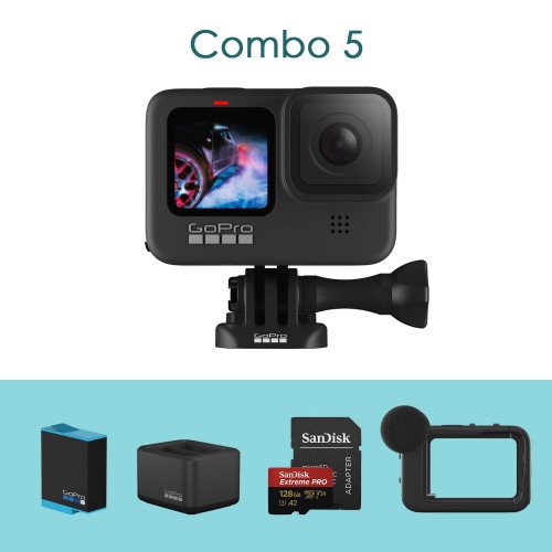 GoPro Hero 9 (Black) | Combo 5 | Chính hãng