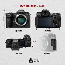Nikon Z6 Mark III Kèm Lens Z 24-70 mm f/4 S, Mới 100% (Chính Hãng VIC) Nikon Z6 Mark III Kèm Lens Z 24-70 mm f/4 S, Mới 100% (Chính Hãng VIC)